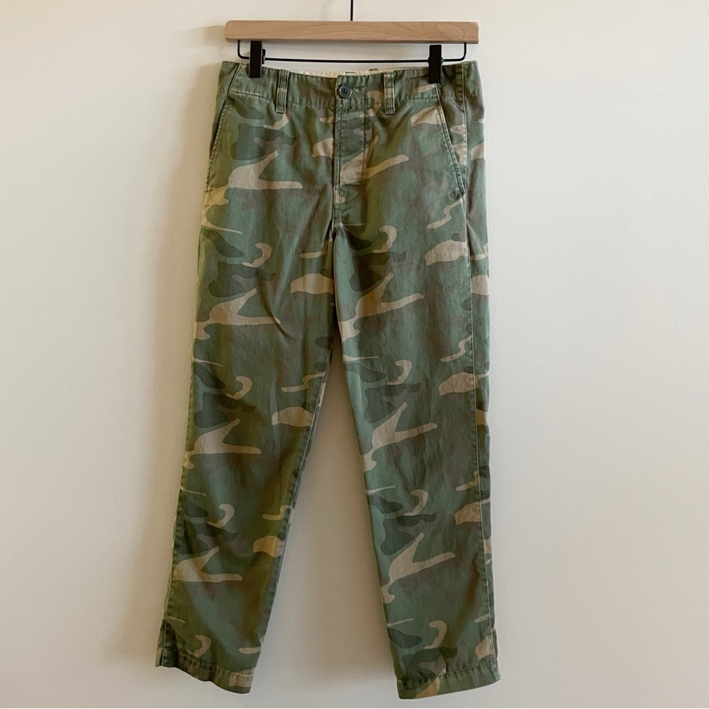 Madewell Size 24 Rivington Camouflage Relaxed Fit Utility Pants Y2K Punk Retro